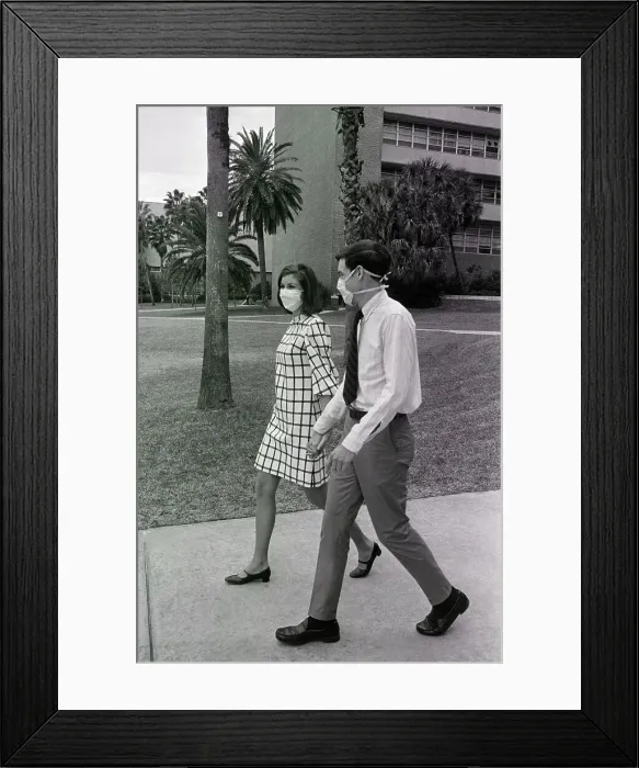Framed Print : Med Students Hand-In-Hand Framed Print : Med Students Hand-In-Hand