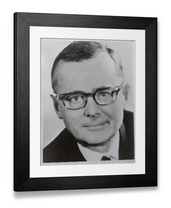 Framed Print : West German Minister of Economics Karl Schiller Framed Print : West German Minister of Economics Karl Schiller