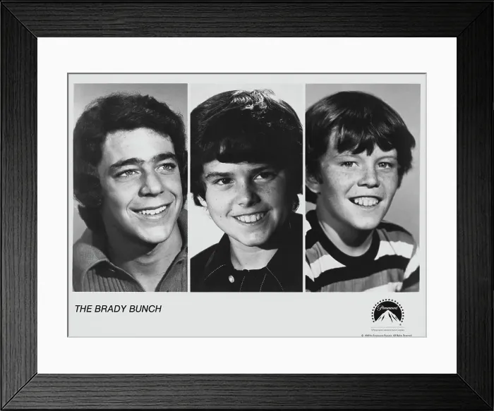 Framed Print : Male Stars from The Brady Bunch Framed Print : Male Stars from The Brady Bunch