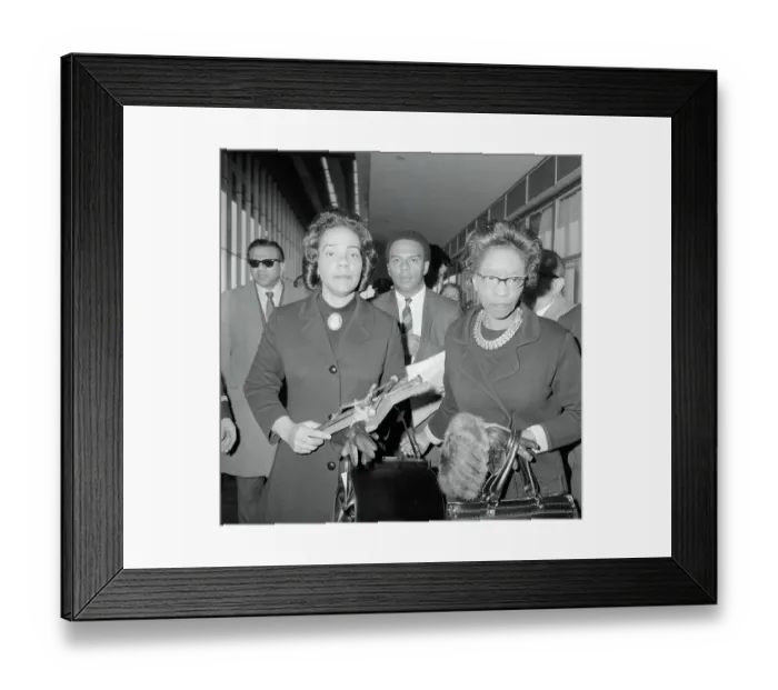 Framed Print : Coretta Scott King and Andrew Young Framed Print : Coretta Scott King and Andrew Young