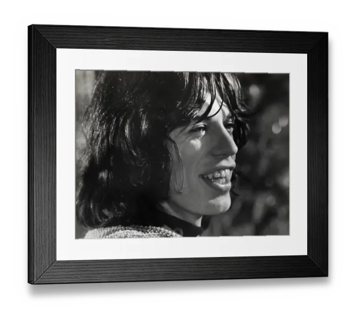 Framed Print : Close-up Mick Jagger Smiling Framed Print : Close-up Mick Jagger Smiling