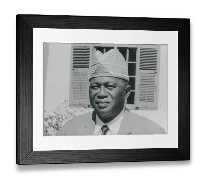 Framed Print : President Tsiranana of Madagascar Framed Print : President Tsiranana of Madagascar