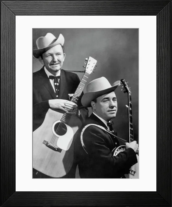 Framed Print : Lester Flatt and Earl Scruggs with Instruments Framed Print : Lester Flatt and Earl Scruggs with Instruments