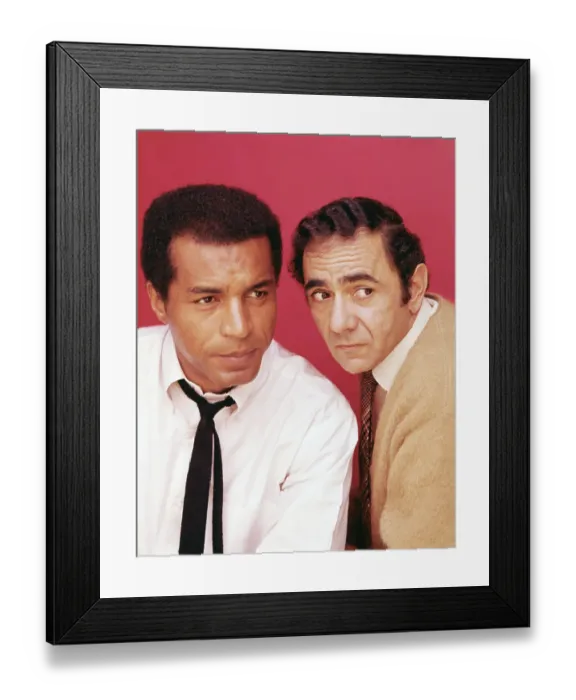 Framed Print : Lloyd Hayes and Michael Constantine