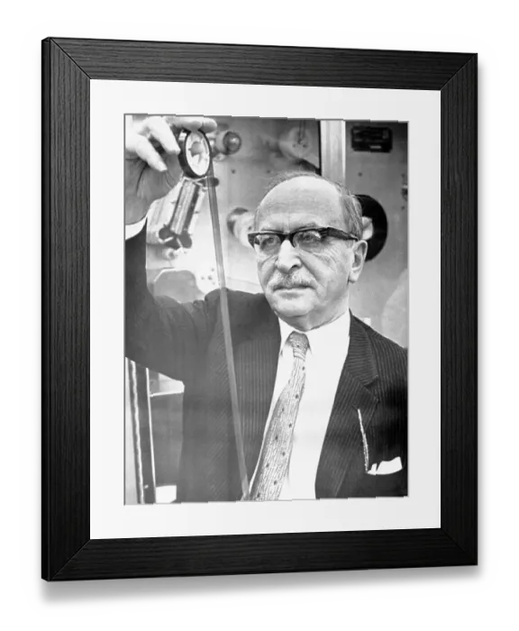 Framed Print : Physicist Dennis Gabor Framed Print : Physicist Dennis Gabor