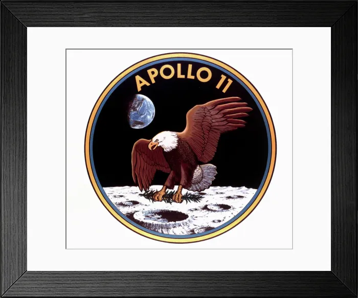 Framed Print : Apollo II Logo Framed Print : Apollo II Logo