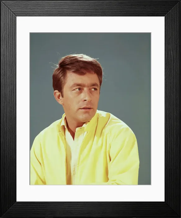 Framed Print : Actor Bill Bixby Wearing Yellow Shirt and Jacket Framed Print : Actor Bill Bixby Wearing Yellow Shirt and Jacket
