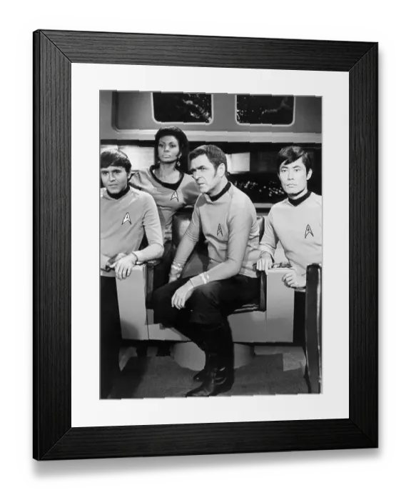 Framed Print : Star Trek Crew Framed Print : Star Trek Crew