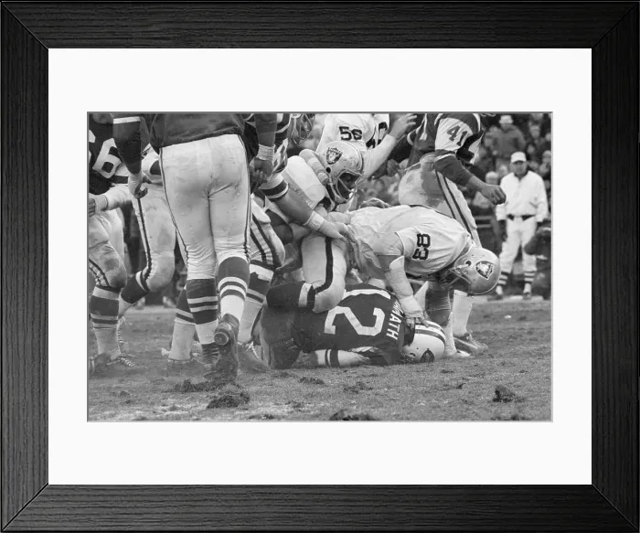 Framed Print : Ben Davidson Tackling Joe Namath Framed Print : Ben Davidson Tackling Joe Namath