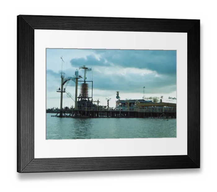Framed Print : View Of Cu Lao Island From Mekong River Framed Print : View Of Cu Lao Island From Mekong River