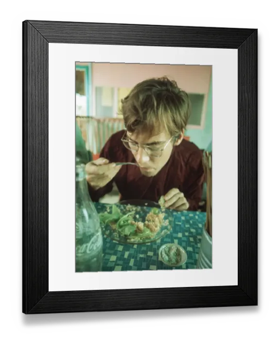 Framed Print : John Steinbeck IV Eats A Meal In Vietnam Framed Print : John Steinbeck IV Eats A Meal In Vietnam
