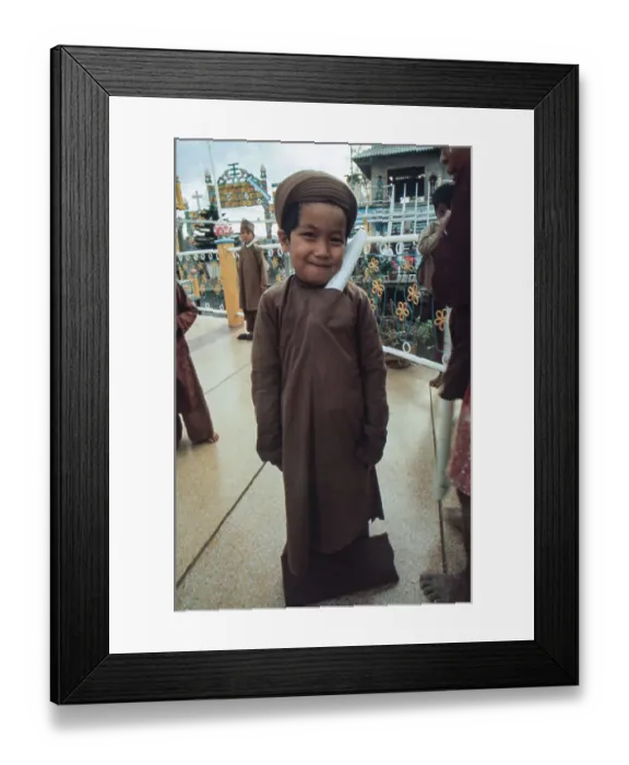 Framed Print : Child Smiling On Cu Lao Island Framed Print : Child Smiling On Cu Lao Island