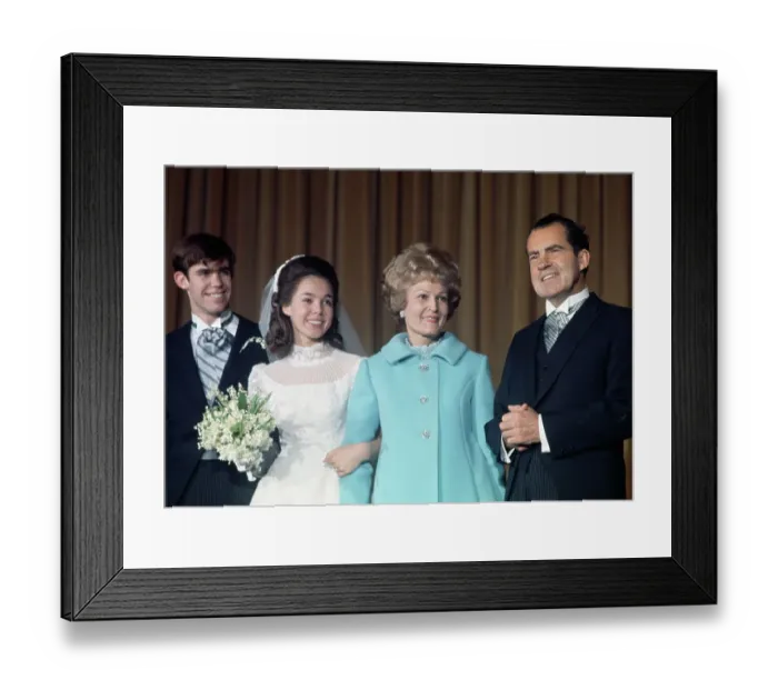 Framed Print : David And Julie Eisenhower, Richard And Pat Nixon Framed Print : David And Julie Eisenhower, Richard And Pat Nixon
