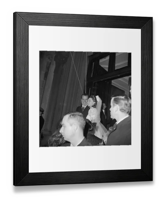 Framed Print : Richard Nixon and Daughter Julie at Her Wedding Framed Print : Richard Nixon and Daughter Julie at Her Wedding