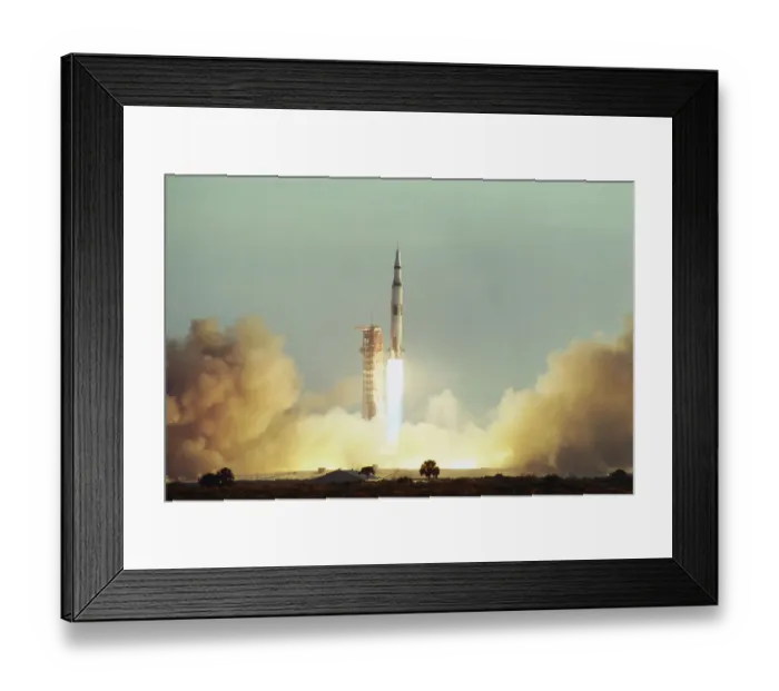 Framed Print : Apollo 8 Blasting Off Framed Print : Apollo 8 Blasting Off