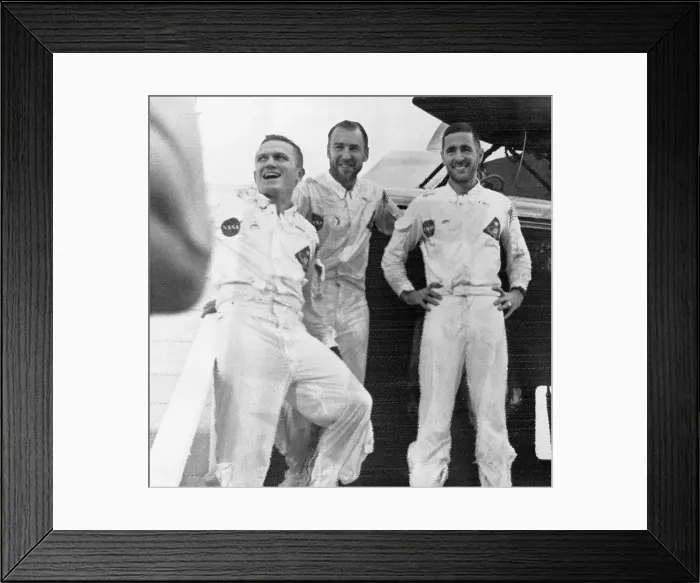 Framed Print : Apollo 8 Astronauts Outside Of Simulator Framed Print : Apollo 8 Astronauts Outside Of Simulator