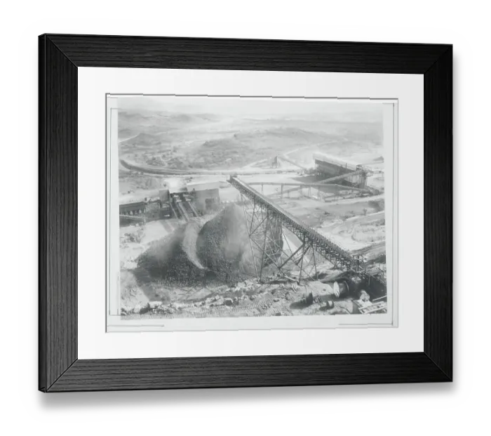 Framed Print : Mineral Mine in Australia