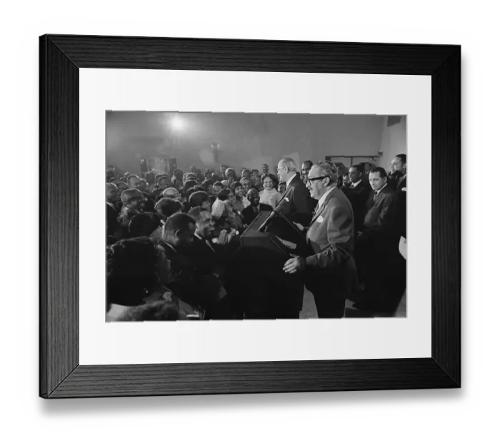 Framed Print : President Johnson At Party In His Honor Framed Print : President Johnson At Party In His Honor