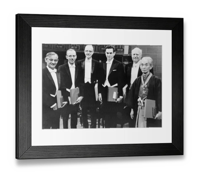 Framed Print : Nobel Prize Winners of 1968 Framed Print : Nobel Prize Winners of 1968