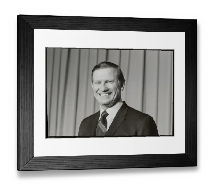 Framed Print : Portrait of John Volpe