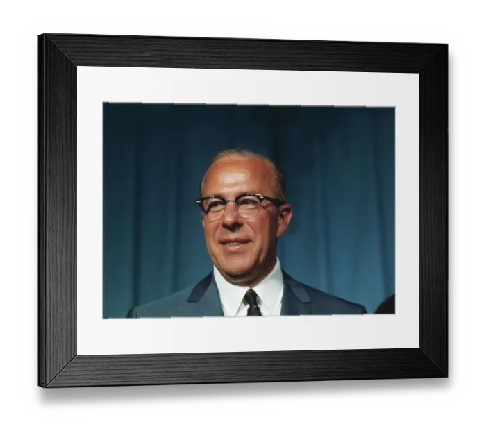 Framed Print : Portrait of George P. Schultz Framed Print : Portrait of George P. Schultz