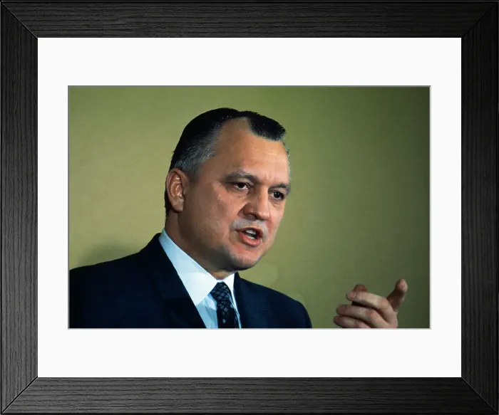 Framed Print : Alaskan Governor Walter Hickel Framed Print : Alaskan Governor Walter Hickel
