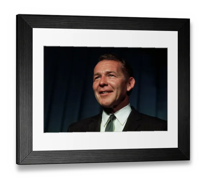 Framed Print : Portrait of Robert Finch Smiling Framed Print : Portrait of Robert Finch Smiling