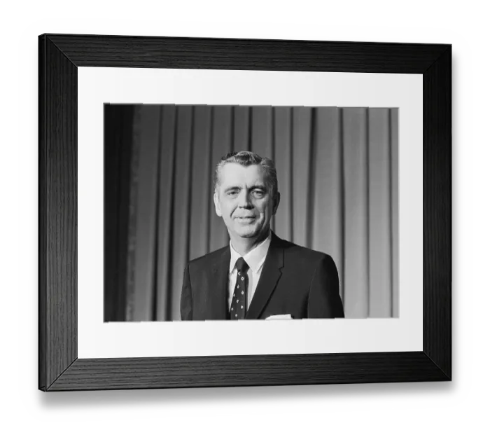 Framed Print : Portrait of Clifford M. Hardin Framed Print : Portrait of Clifford M. Hardin