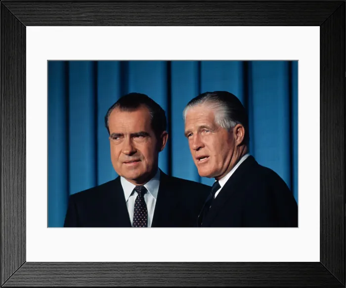 Framed Print : Richard Nixon and George Romney Framed Print : Richard Nixon and George Romney