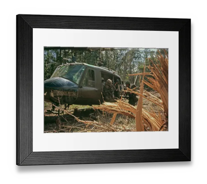 Framed Print : US Military Patrol, Vietnam War Framed Print : US Military Patrol, Vietnam War