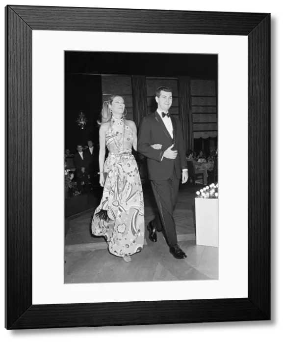Framed Print : Nan Kempner Modeling Harem Outfit Framed Print : Nan Kempner Modeling Harem Outfit