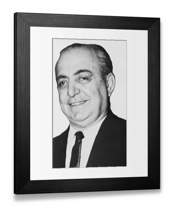Framed Print : Portrait of Russell Alfred Bufalino Framed Print : Portrait of Russell Alfred Bufalino