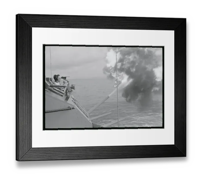 Framed Print : Sailor Tracking Missiles Framed Print : Sailor Tracking Missiles