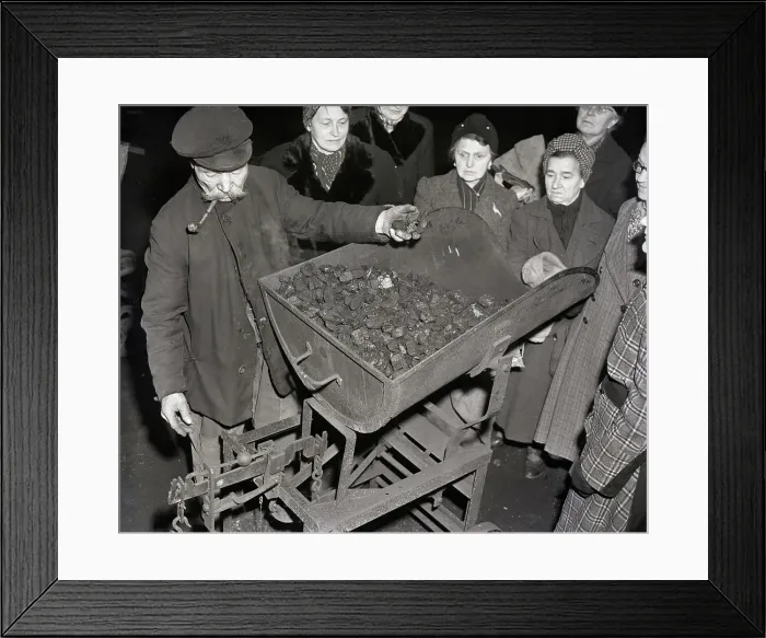 Framed Print : Berlin Coal Distribution Framed Print : Berlin Coal Distribution