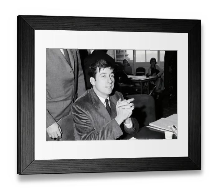 Framed Print : Thomas Hayden with Folded Hands Framed Print : Thomas Hayden with Folded Hands