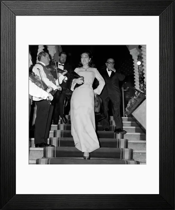Framed Print : Aristotle Onassis and Maria Callas Framed Print : Aristotle Onassis and Maria Callas