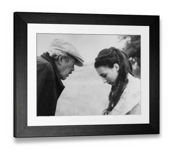 Framed Print : John Huston Directing Daughter Anjelica Framed Print : John Huston Directing Daughter Anjelica
