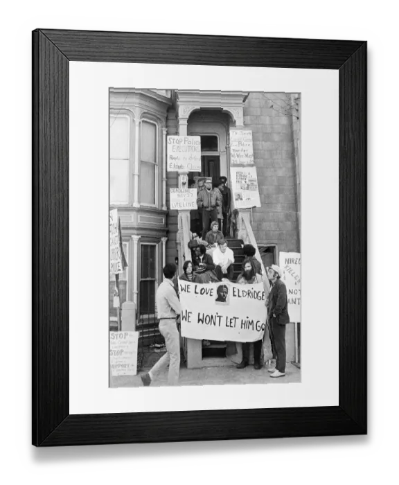 Framed Print : Black Panthers Hold Vigil for Eldridge Cleaver Framed Print : Black Panthers Hold Vigil for Eldridge Cleaver