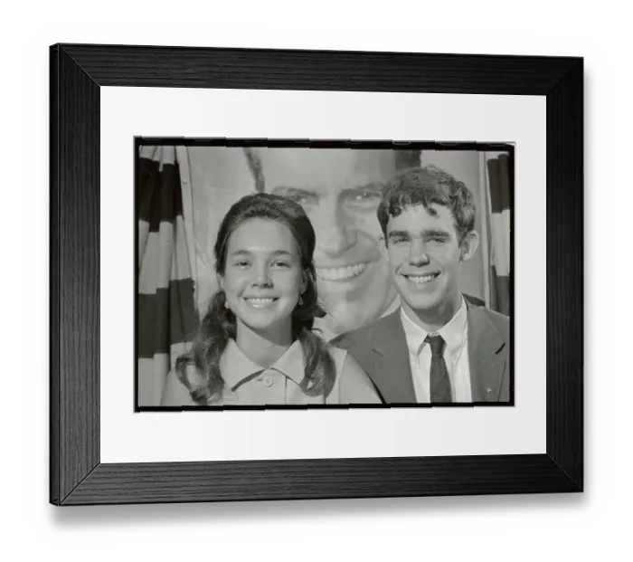 Framed Print : Julie Nixon with David Eisenhower Framed Print : Julie Nixon with David Eisenhower