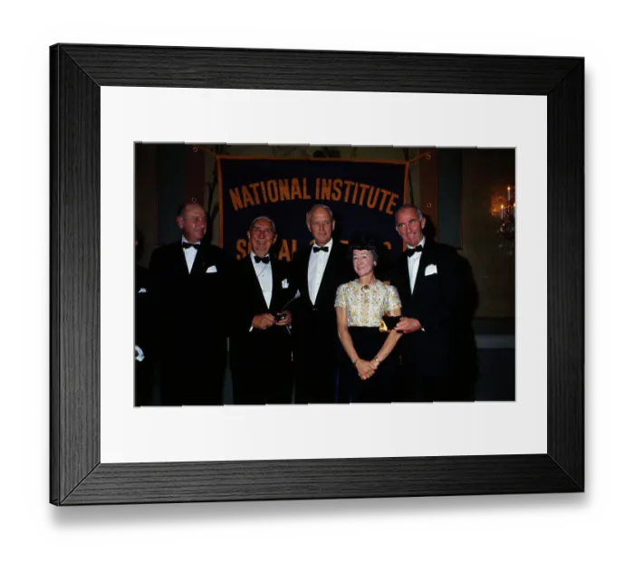 Framed Print : Lindberghs at Awards Dinner Framed Print : Lindberghs at Awards Dinner