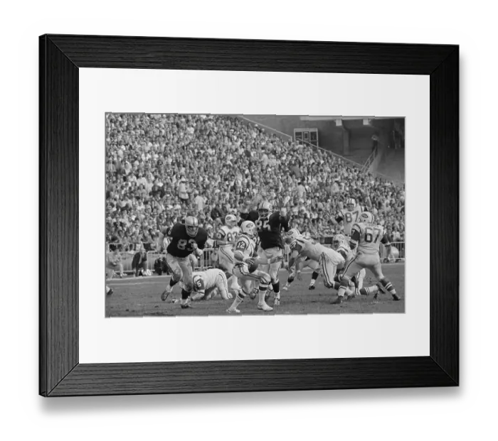 Framed Print : Joe Namath Trying to Throw Pass