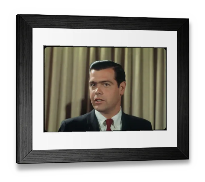 Framed Print : Portrait of Dwight Chapin Framed Print : Portrait of Dwight Chapin