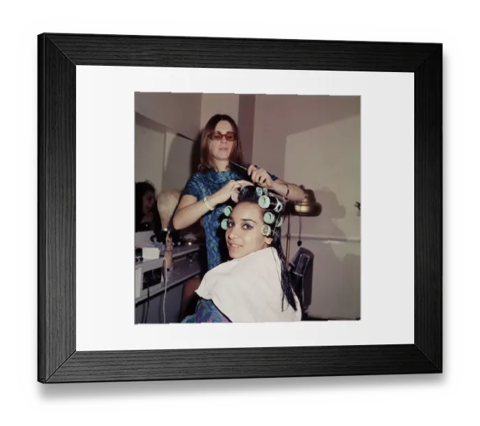 Framed Print : Beauty Queen At Hair Salon Framed Print : Beauty Queen At Hair Salon