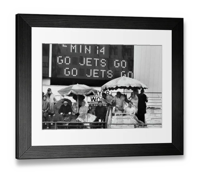 Framed Print : New York Jets Fans - Jets Vs Oilers Framed Print : New York Jets Fans - Jets Vs Oilers