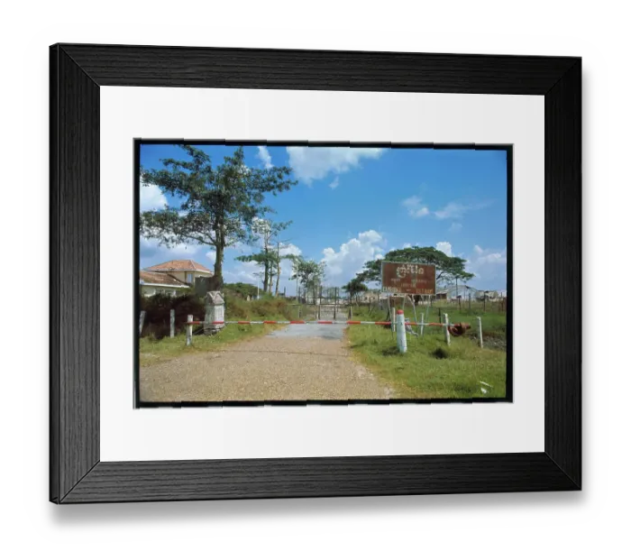 Framed Print : Entrance to Vietnam from Cambodia Framed Print : Entrance to Vietnam from Cambodia