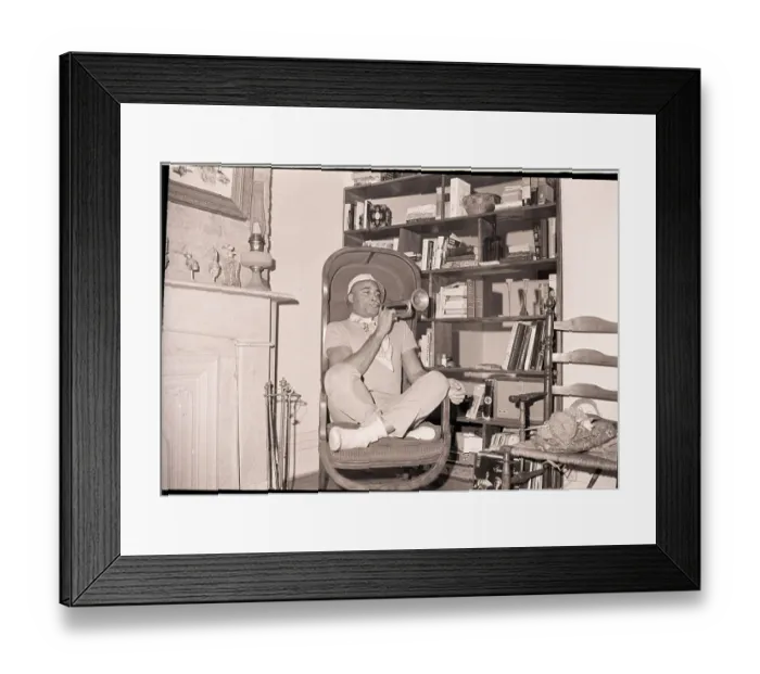 Framed Print : James Earl Jones Playing the Bugle Framed Print : James Earl Jones Playing the Bugle