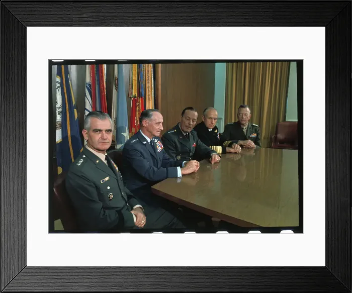 Framed Print : Portrait of the Joint Chief of Staff Members Framed Print : Portrait of the Joint Chief of Staff Members