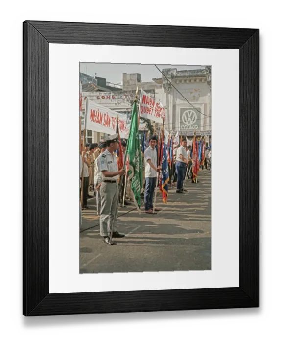Framed Print : Vietnam War Protest, Saigon Framed Print : Vietnam War Protest, Saigon