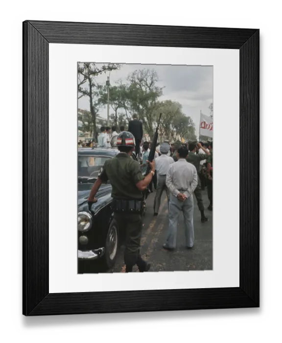 Framed Print : Vietnam War Protest, Saigon Framed Print : Vietnam War Protest, Saigon