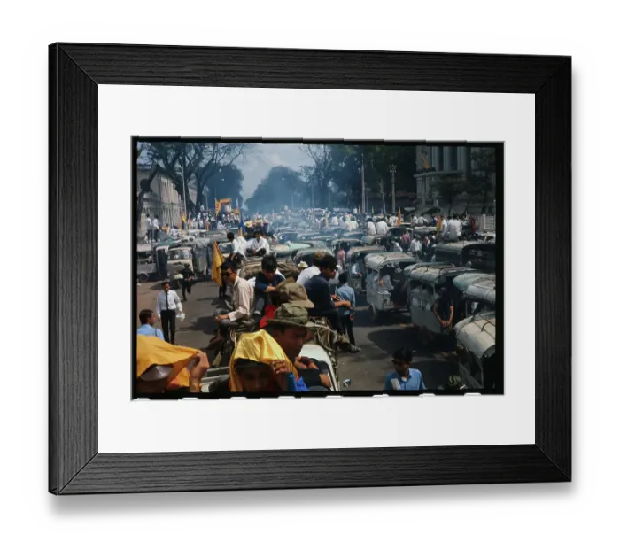 Framed Print : Demonstrators Protesting Johnson's Decision Framed Print : Demonstrators Protesting Johnson's Decision